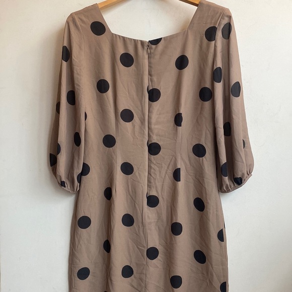(A1) Amanda Uprichard Walsh Polka Dot Shift Dress, Size M - Picture 10 of 15